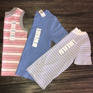 Short Sleeve T x2 and Sleeveless T x1